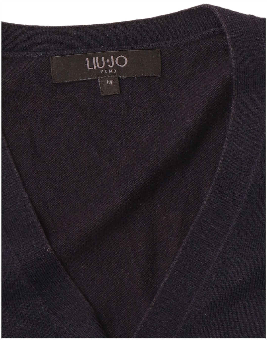 Liu Jo Suéter cardigã masculino médio azul marinho
