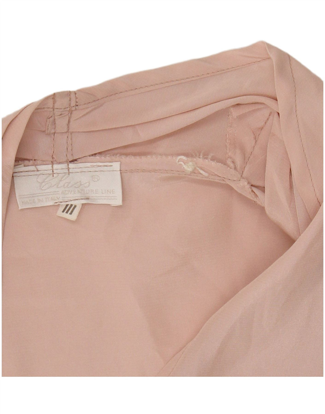 CLASS Top feminino de manga comprida e manga comprida UK 16 grande viscose rosa