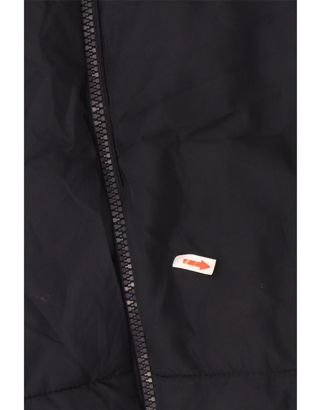 Jaqueta acolchoada com capuz e capuz feminino Zara UK 6 XS azul marinho poliéster