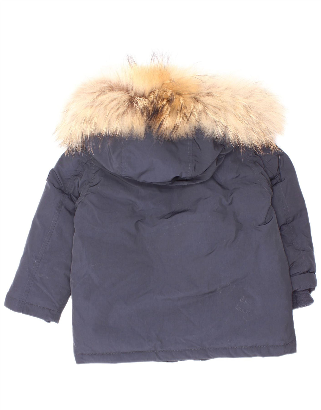 Jaqueta acolchoada com capuz Woolrich Baby Boys 12-18 meses poliéster azul marinho