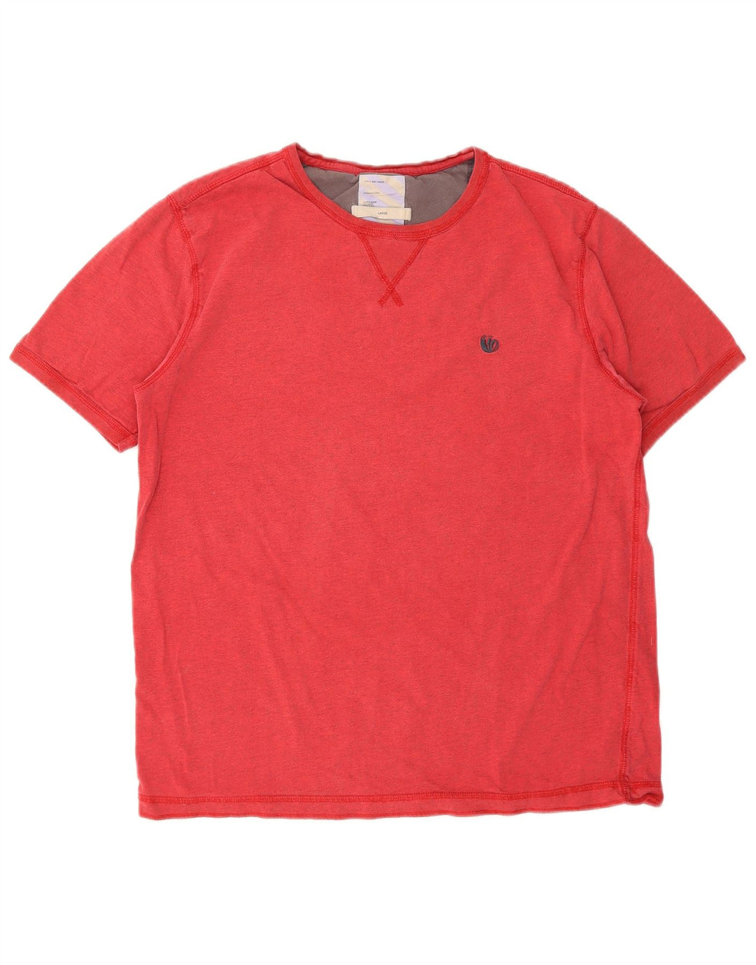 Camiseta masculina FAT FACE Top grande de algodão vermelho