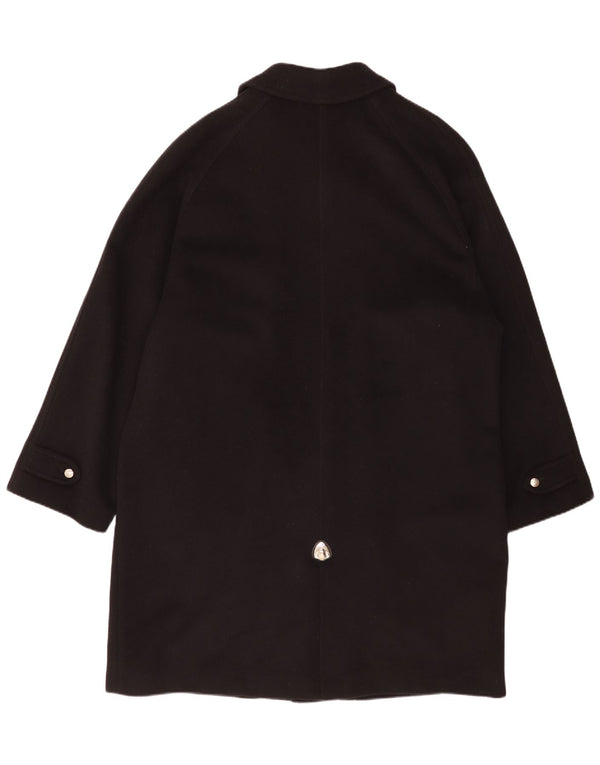 Sobretudo masculino Piero Guidi UK 44 2XL lã preta