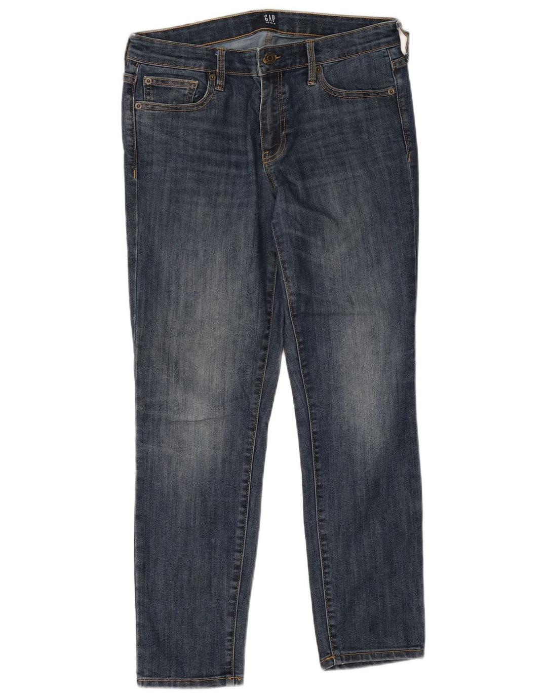 Jeans Slim Feminino Gap W30 L27 Algodão Azul