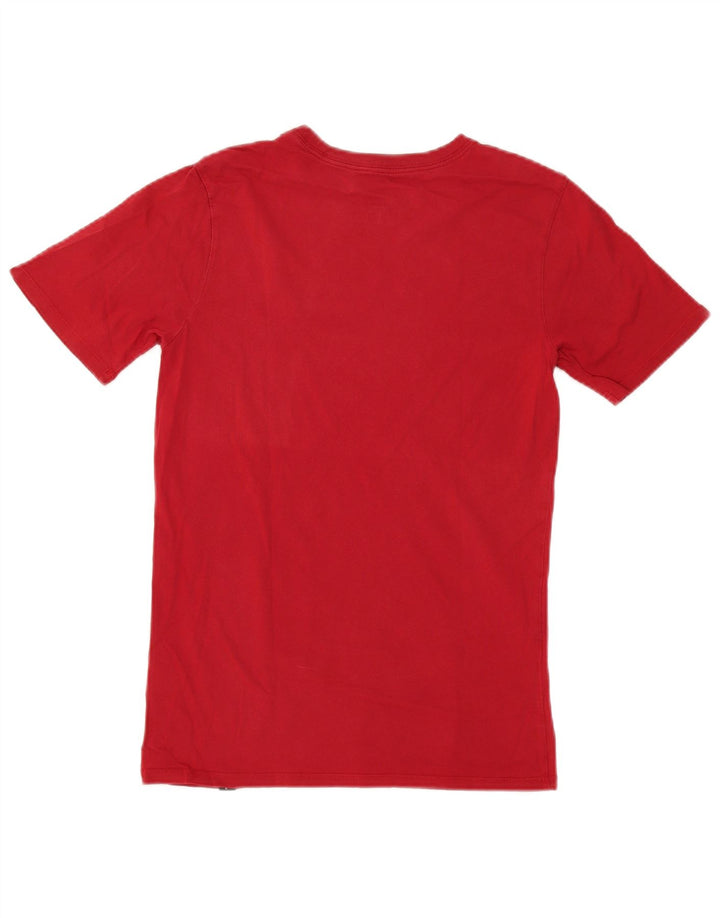 Camiseta masculina Jordan pequena de algodão vermelho