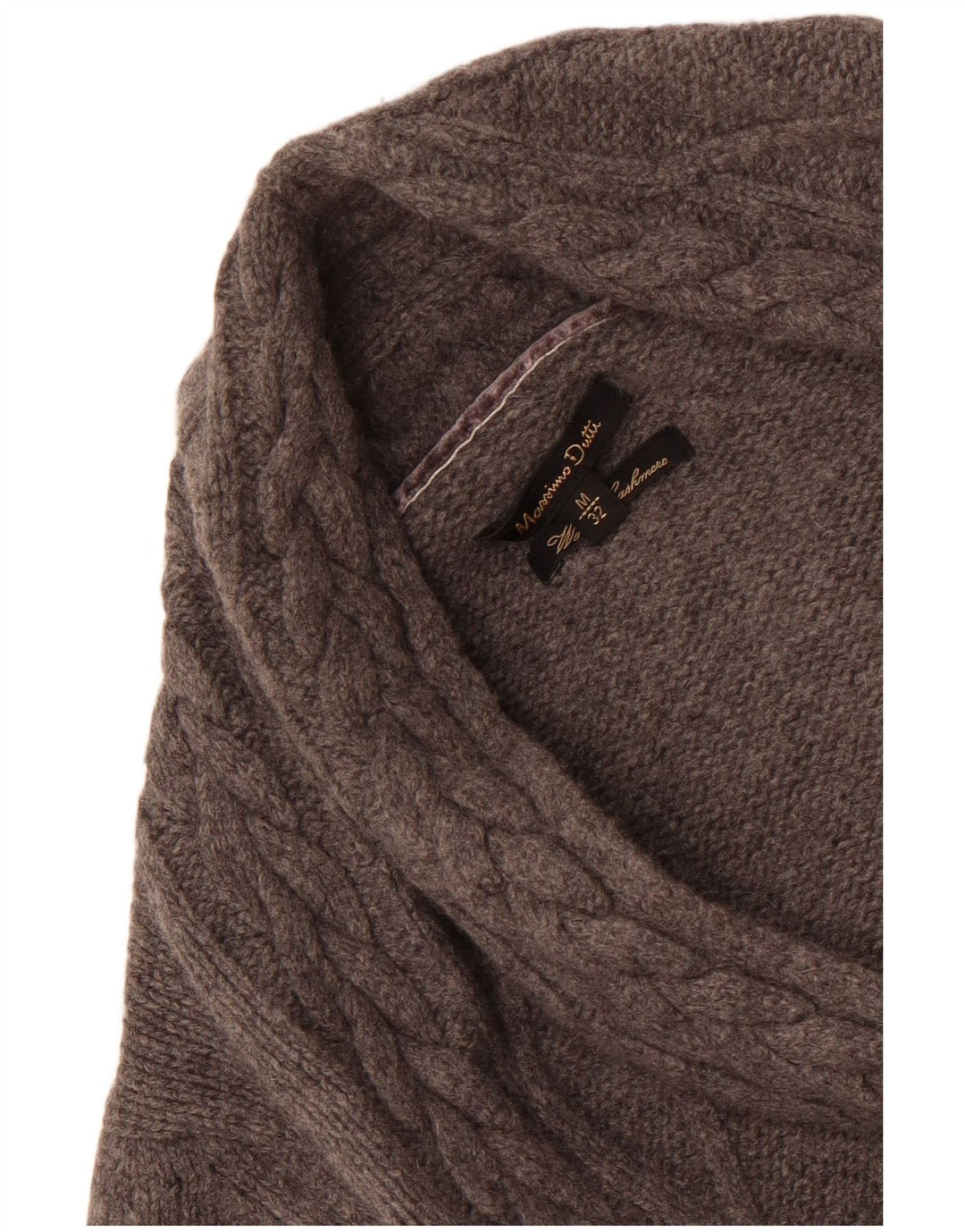 Suéter cardigan aberto feminino Massimo Dutti Reino Unido 14 lã cinza médio