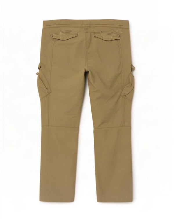 Calça cargo feminina reta G-Star W28 L29 algodão cáqui