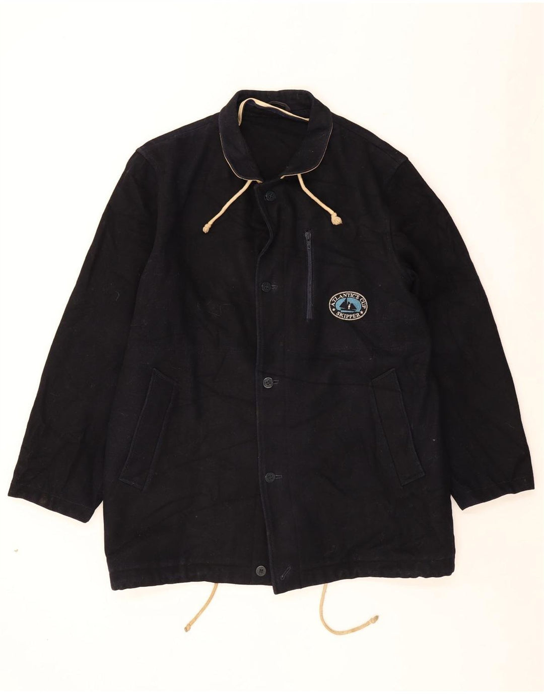 Sobretudo masculino vintage UK 38 médio preto