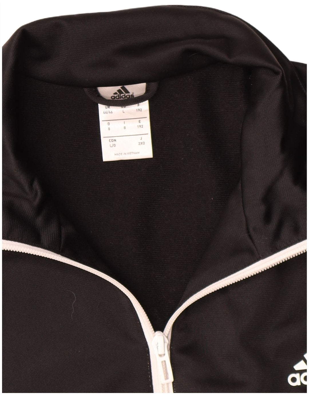 Adidas Mens Tracksuit Top Jacket UK 44/46 Grande Cinza Colorblock Poliéster