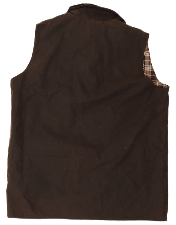 Colete masculino de algodão encerado Regatta UK 42 XL marrom