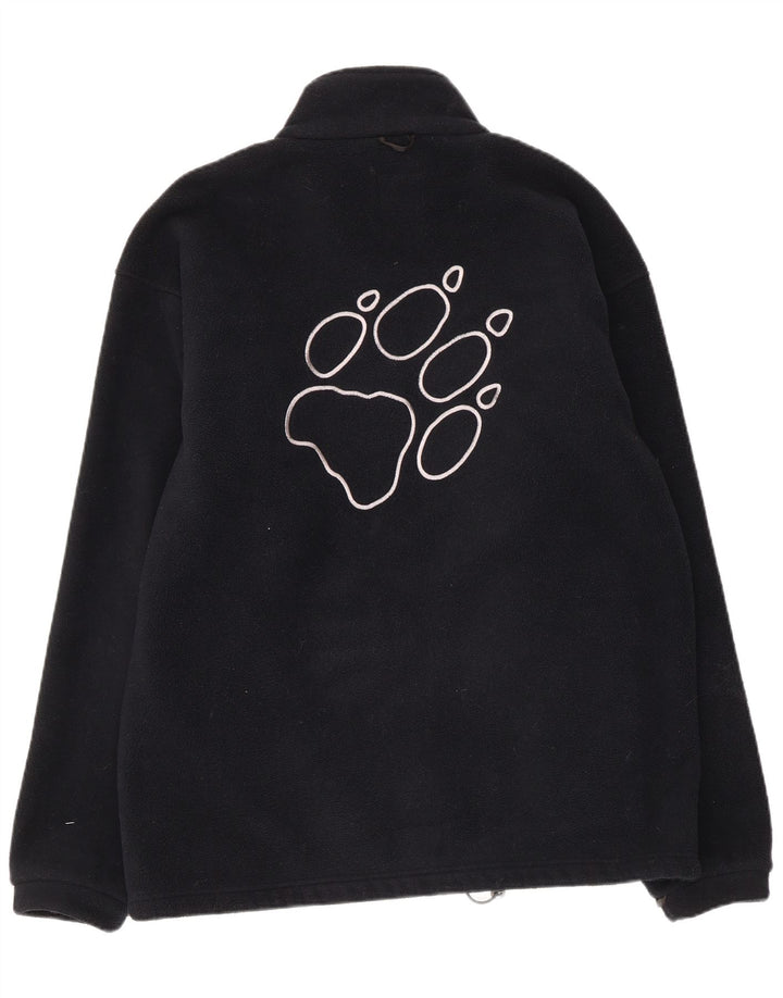 Jaqueta de lã masculina Jack Wolfskin Reino Unido 38 médio preto