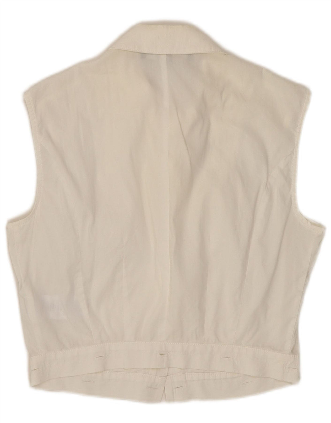 ELISABETTA FRANCHI Blusa feminina sem mangas IT 42 médio branco