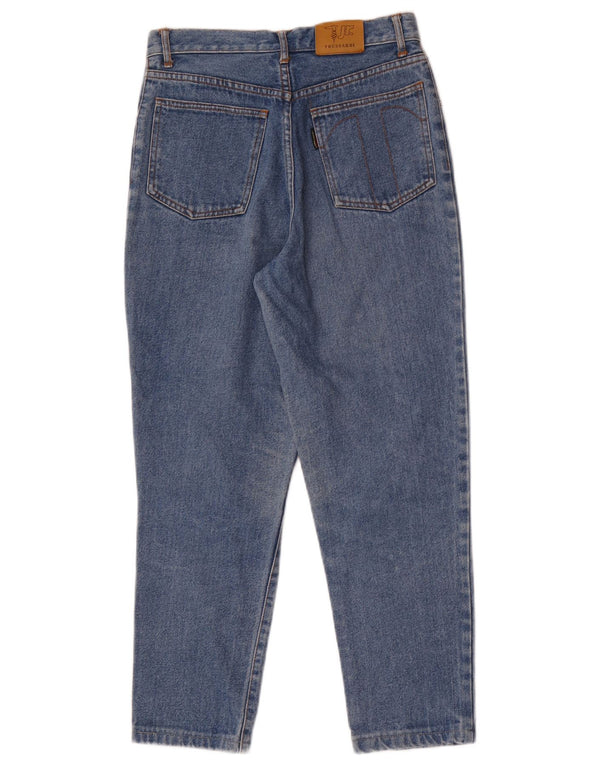 Trussardi Meninos Jeans Cônicos 9-10 Anos W26 L25 Azul Algodão