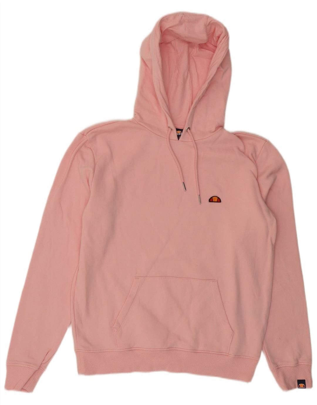 ELLESSE moletom com capuz feminino UK 12 algodão rosa médio
