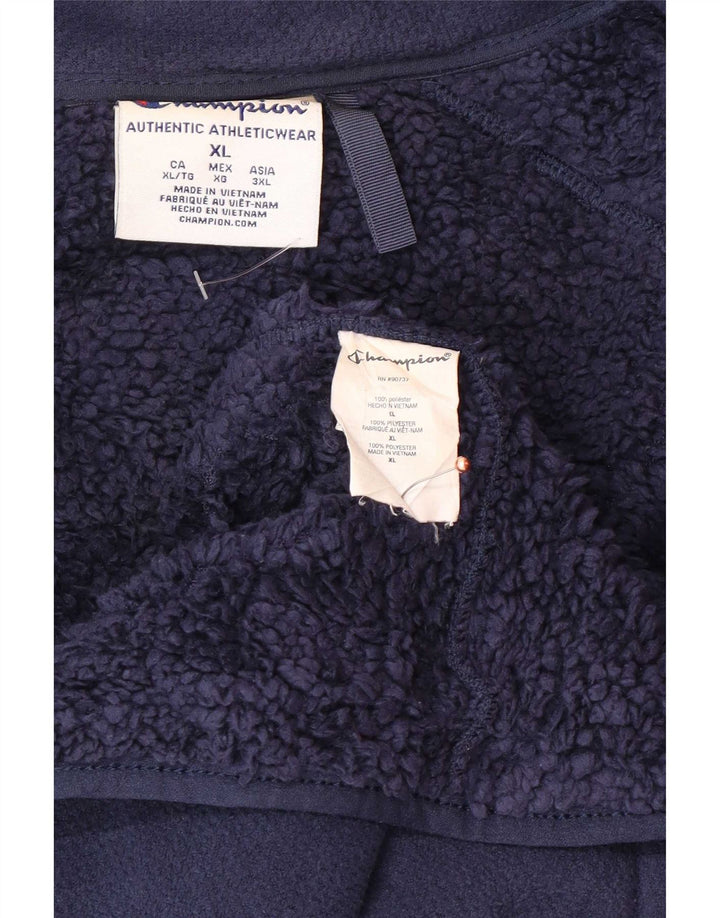 Jaqueta masculina Sherpa Champion UK 42 XL azul marinho poliéster