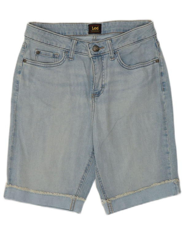 Shorts jeans feminino Lee US 6 médio W28 algodão azul