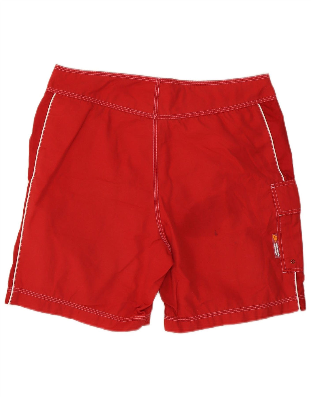 Shorts de natação masculino Nike médio algodão vermelho