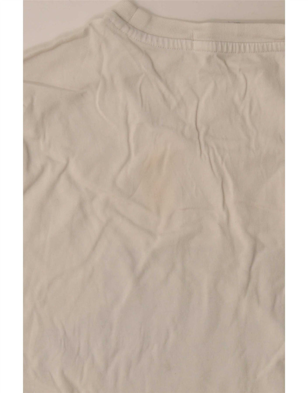 Calvin Klein Jeans Camiseta masculina gráfica Top médio algodão branco