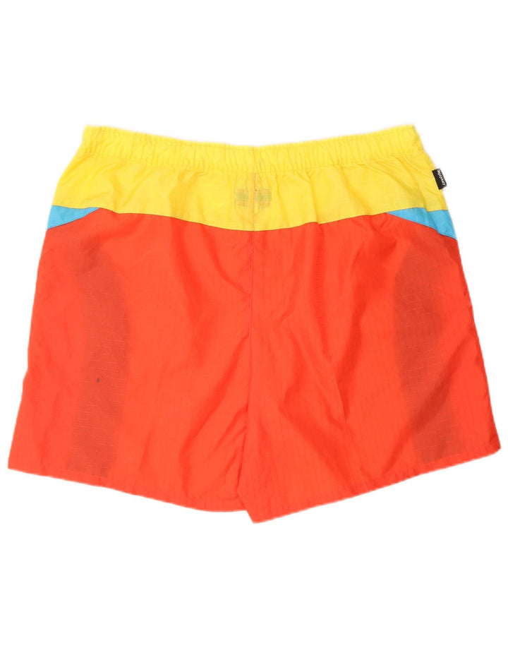 Roupa de banho masculina Invicta grande bloco colorido amarelo
