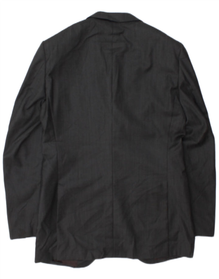 Jaqueta blazer masculina Zignone com 2 botões Reino Unido 38 cinza médio