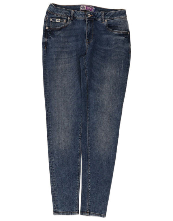 Calça Jeans Superdry Feminina Cassie Skinny W32 L30 Azul Algodão