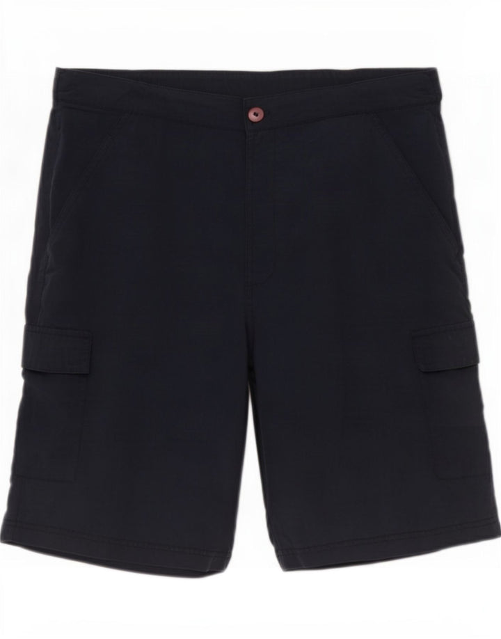 Shorts cargo masculino Reebok grande W34 azul marinho