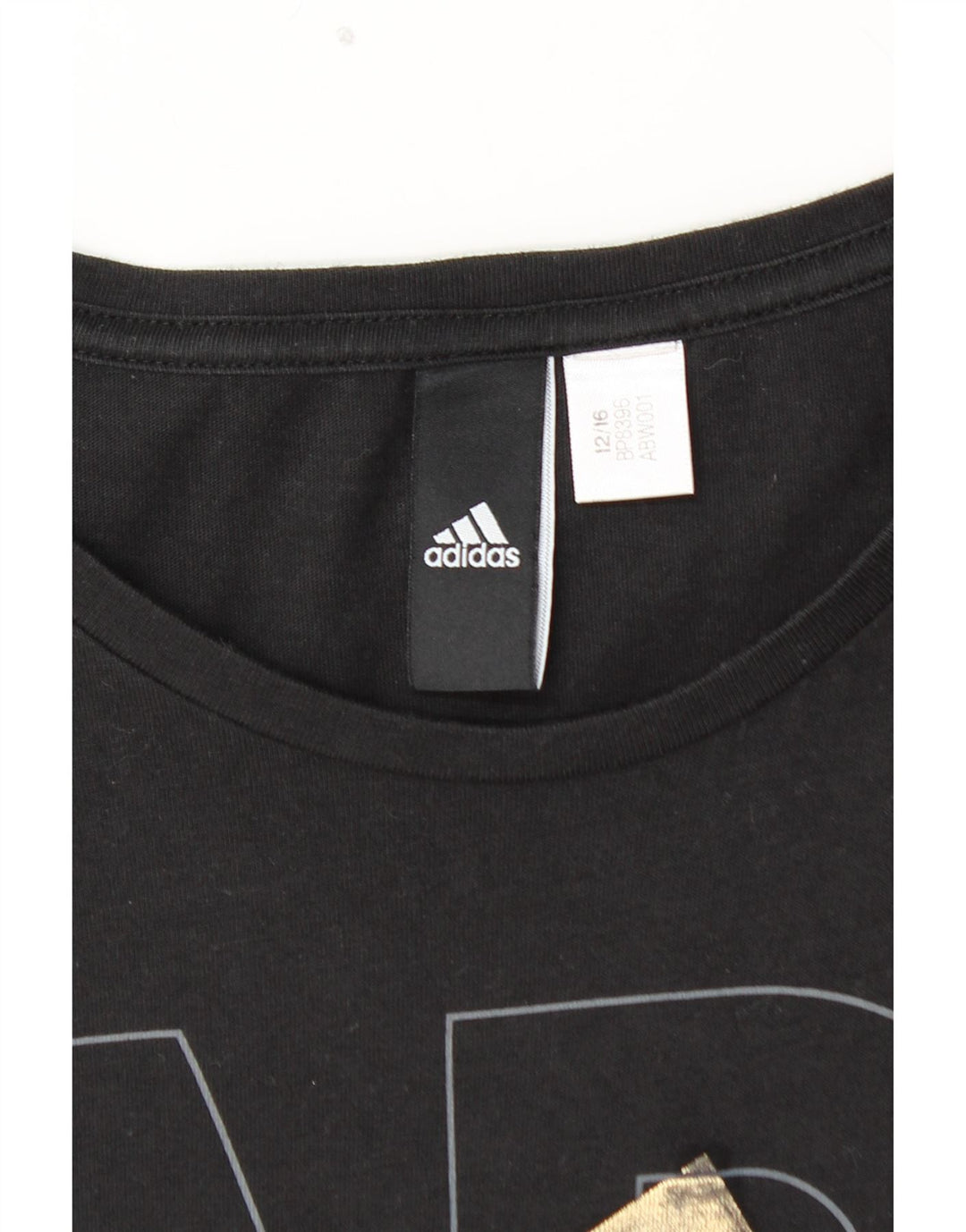Camiseta Adidas Feminina Gráfica Top UK 12 Médio Preto