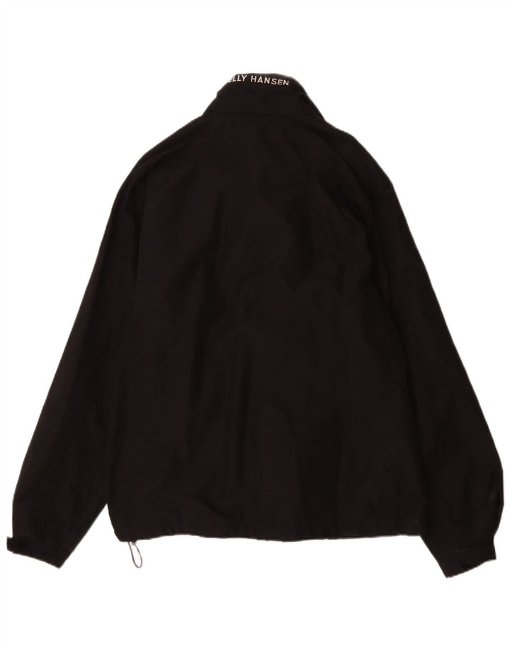 Jaqueta de chuva feminina Helly Hansen UK 16 grande poliéster preto