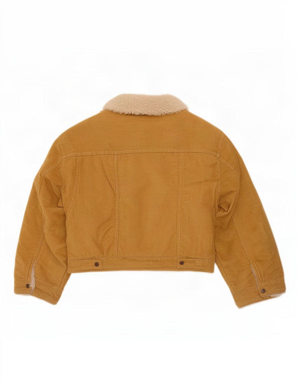 Jaqueta feminina de veludo cotelê Levi's Oversized Sherpa Reino Unido 10 pequena bege