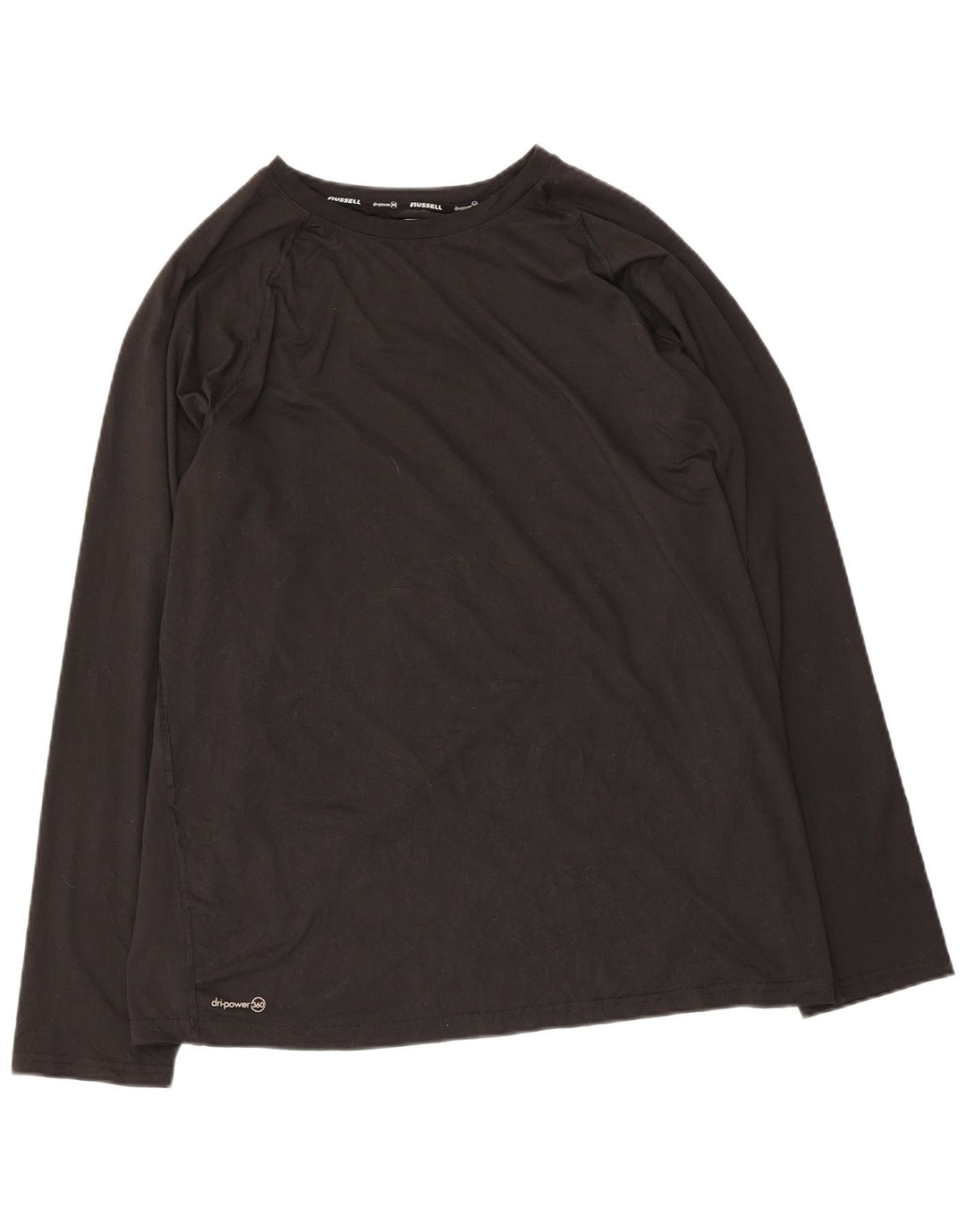 RUSSELL ATLÉTICO Masculino Top Manga Longa XL Cinza Poliéster