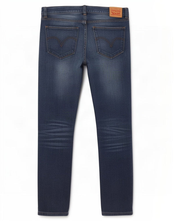 Calça jeans feminina Boyfriend Skinny Levi's W29 L28 azul algodão