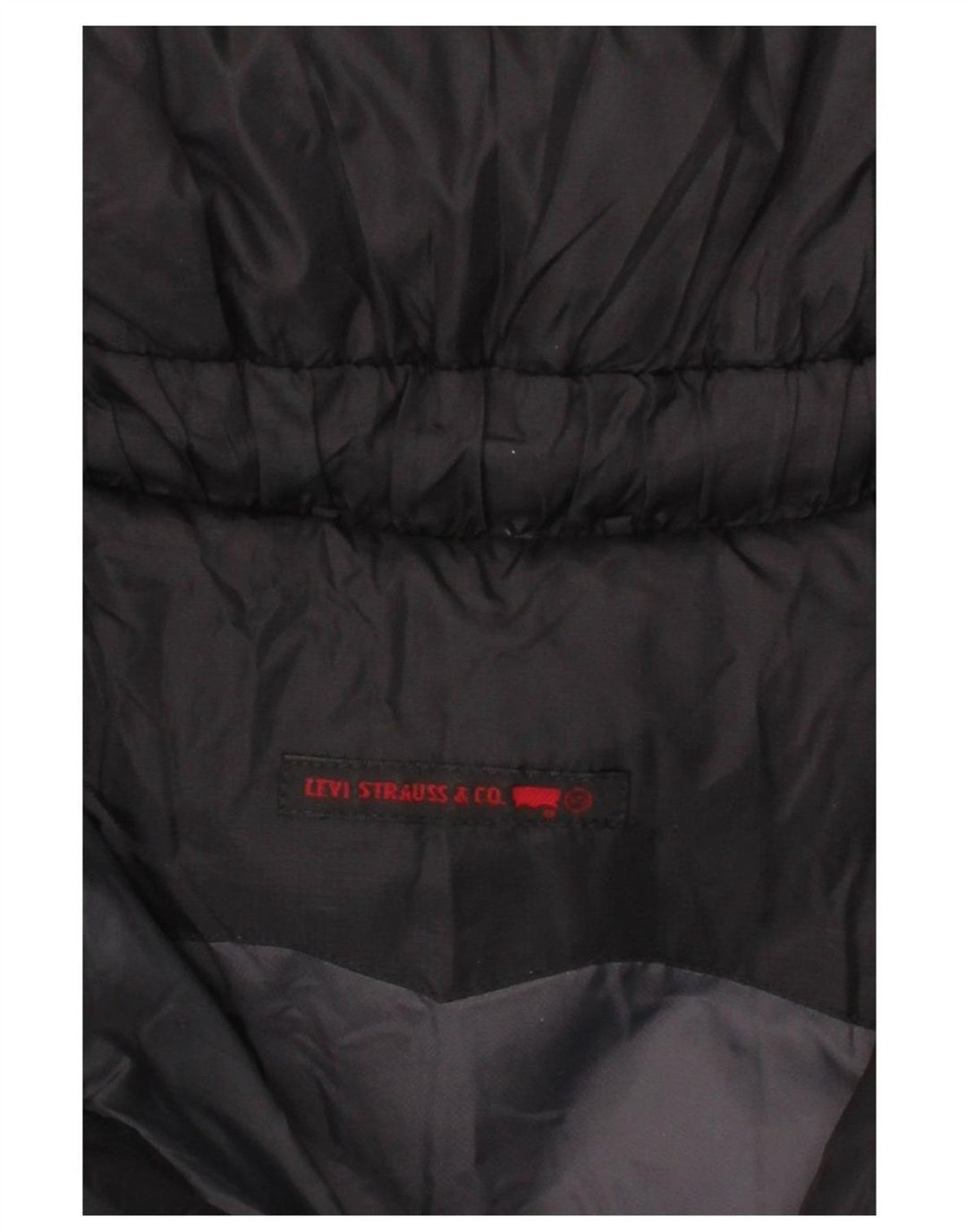 Jaqueta acolchoada feminina LEVI'S UK 6 XS preto nylon