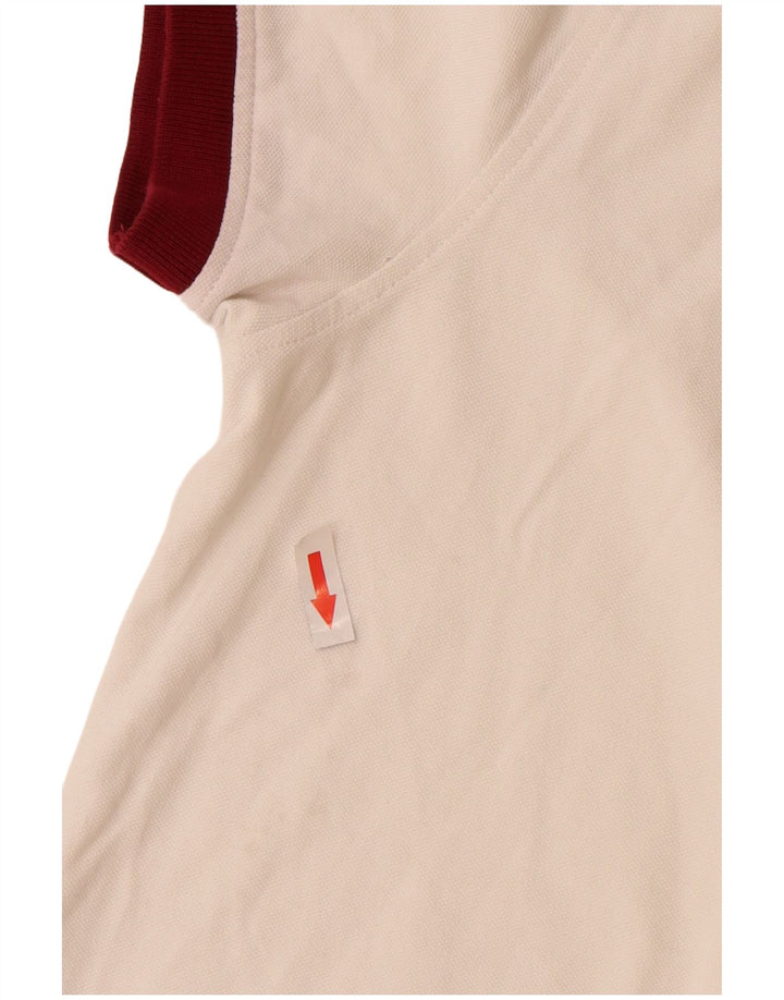 Camisa polo masculina Tommy Hilfiger Slim Fit médio algodão branco