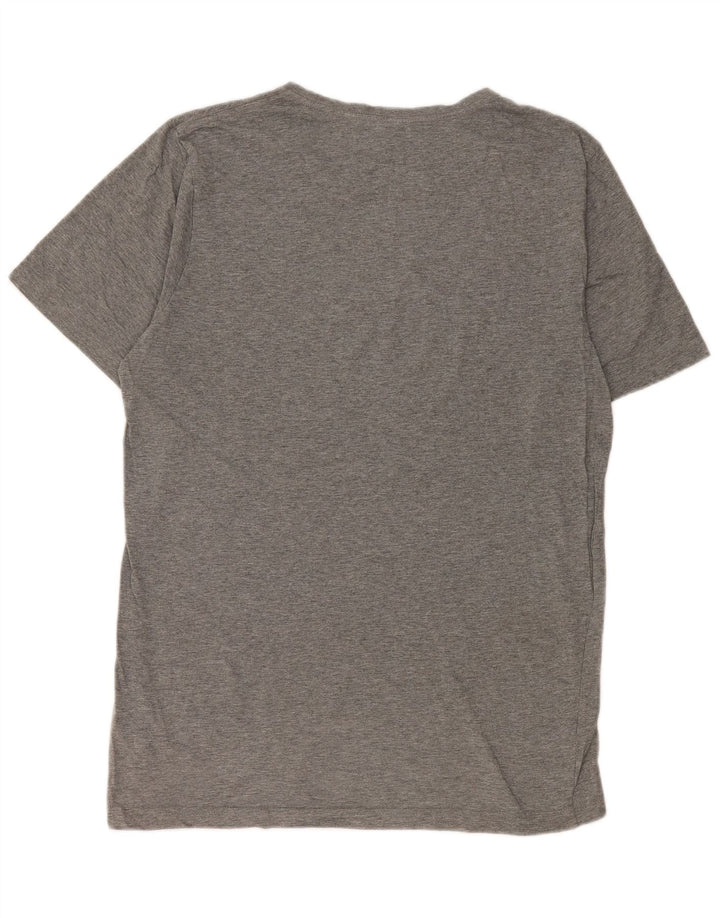 Camiseta masculina PUMA Graphic cinza médio algodão
