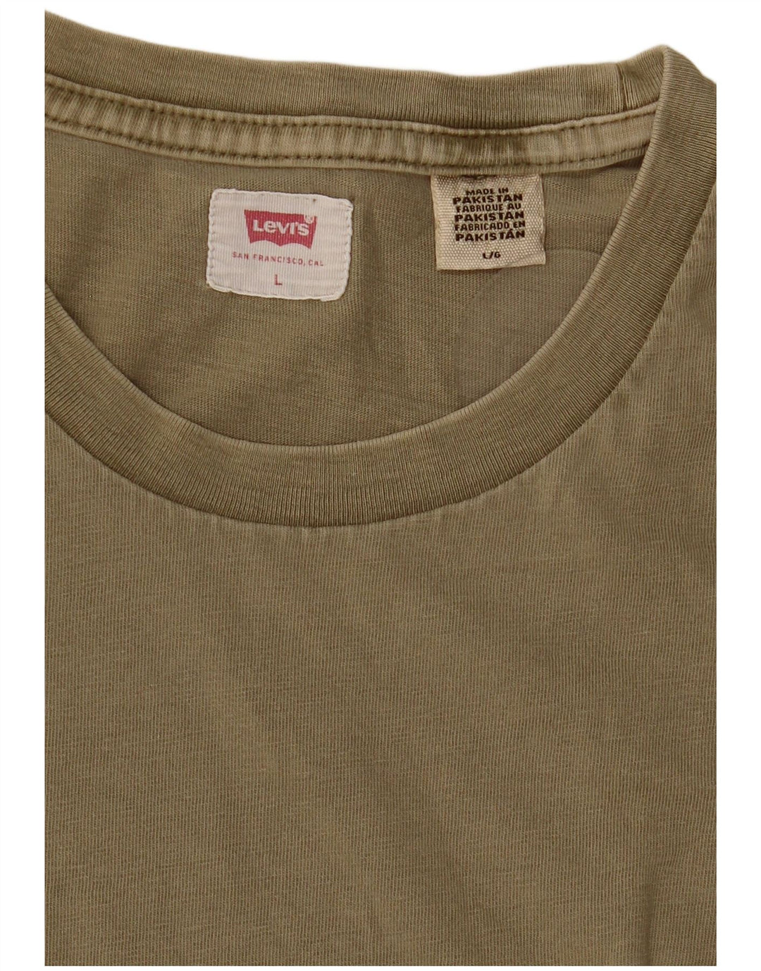 Camiseta masculina LEVI'S grande cáqui