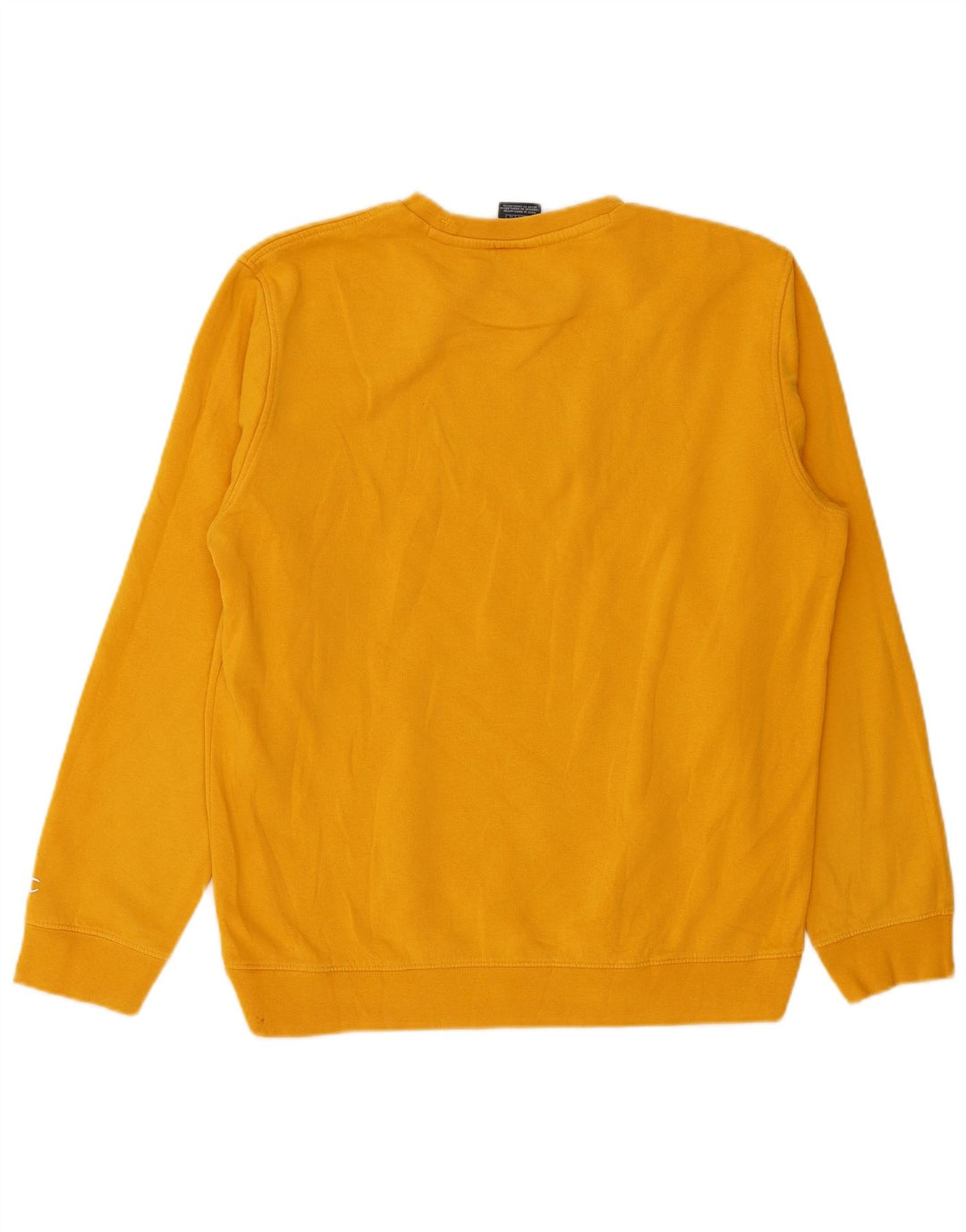 Champion moletom gráfico masculino jumper grande algodão amarelo