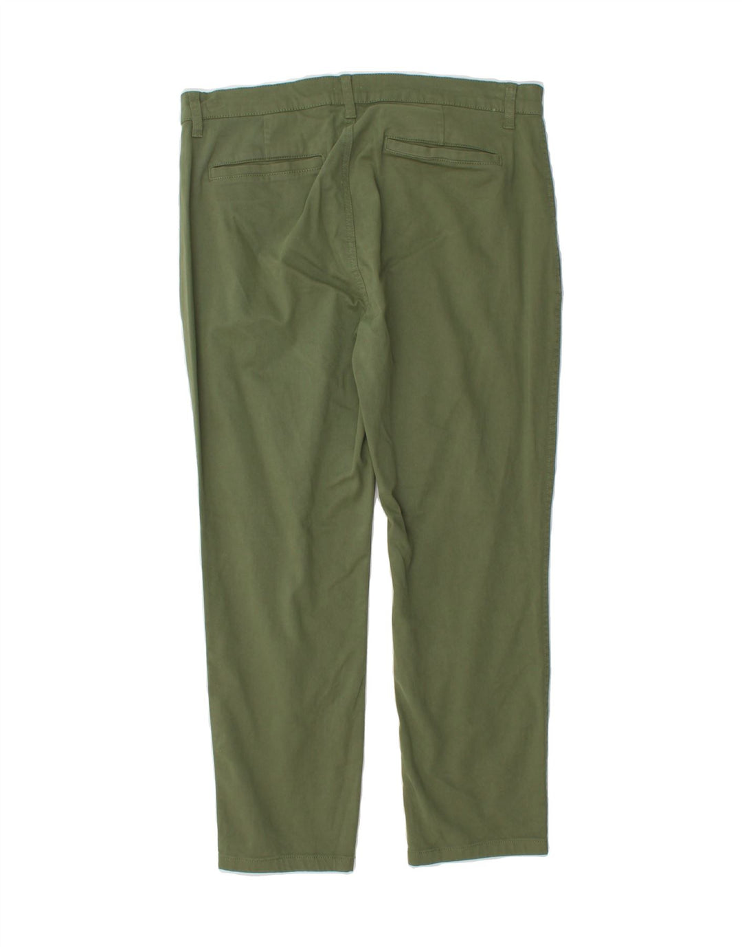 J. CREW Mens Slim Chino Trousers W34 L26 Green Cotton Vintage J. Crew and Second-Hand J. Crew from Messina Hembry 