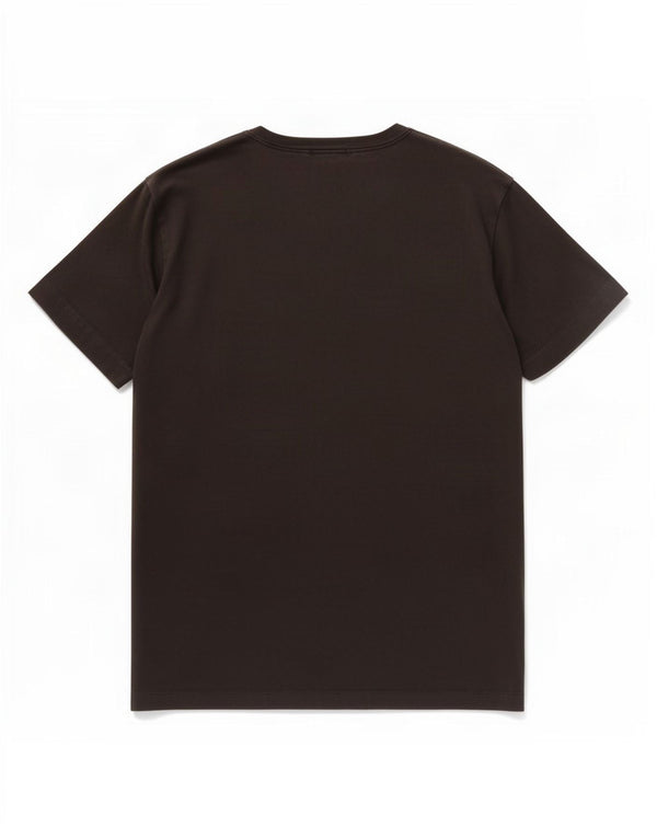 Calvin Klein Jeans Camiseta masculina gráfica Top médio algodão preto