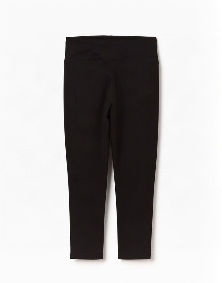 Nike Womens Capri Leggings UK 14 Médio Preto Poliéster