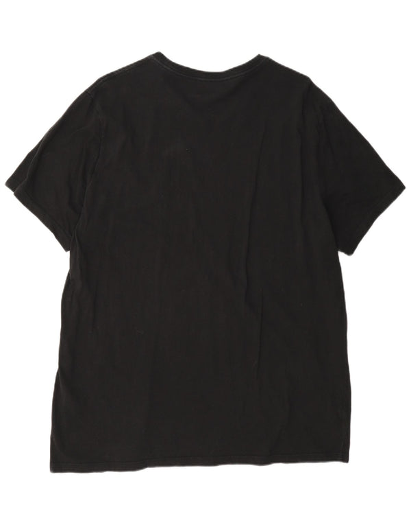 Camiseta masculina Levi's Slim Fit gráfica top 2XL algodão preto