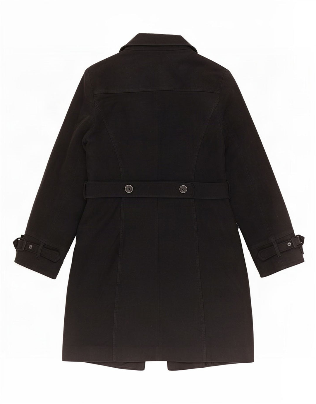 Casaco corta-vento feminino Oasis UK 12 algodão preto médio