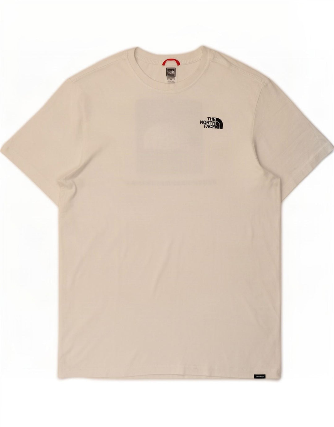 Camiseta gráfica masculina The North Face Top médio algodão branco