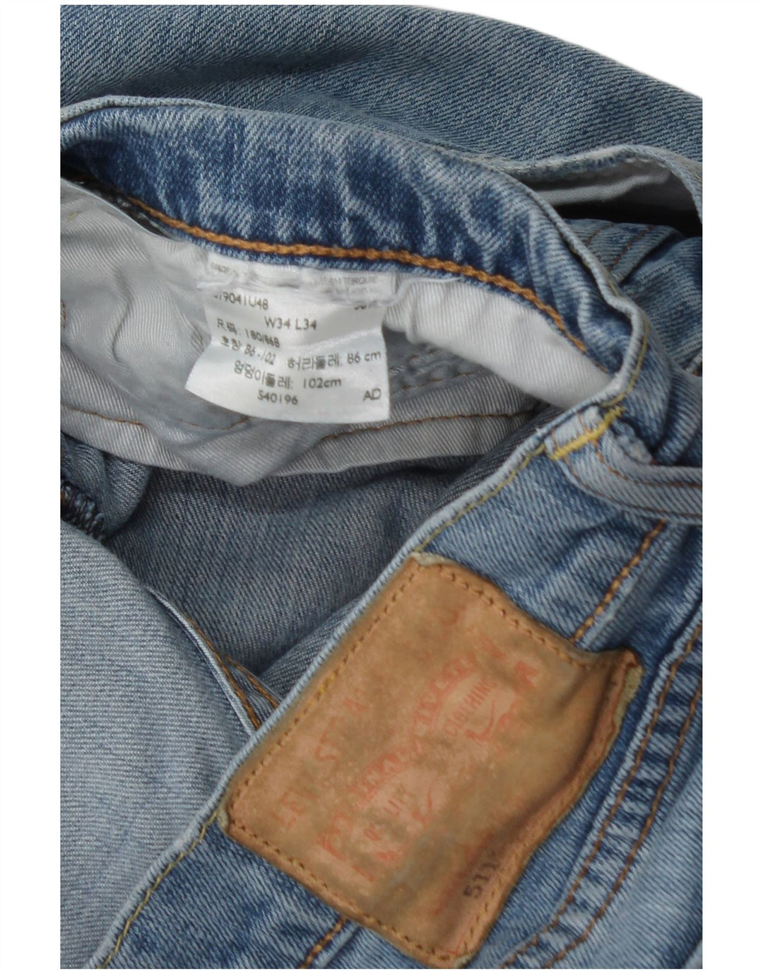 Jeans Levis 511 Slim Masculino W34 L34 Azul