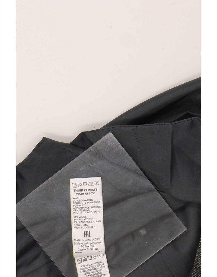 Colete masculino Marks & Spencer grande lã cinza