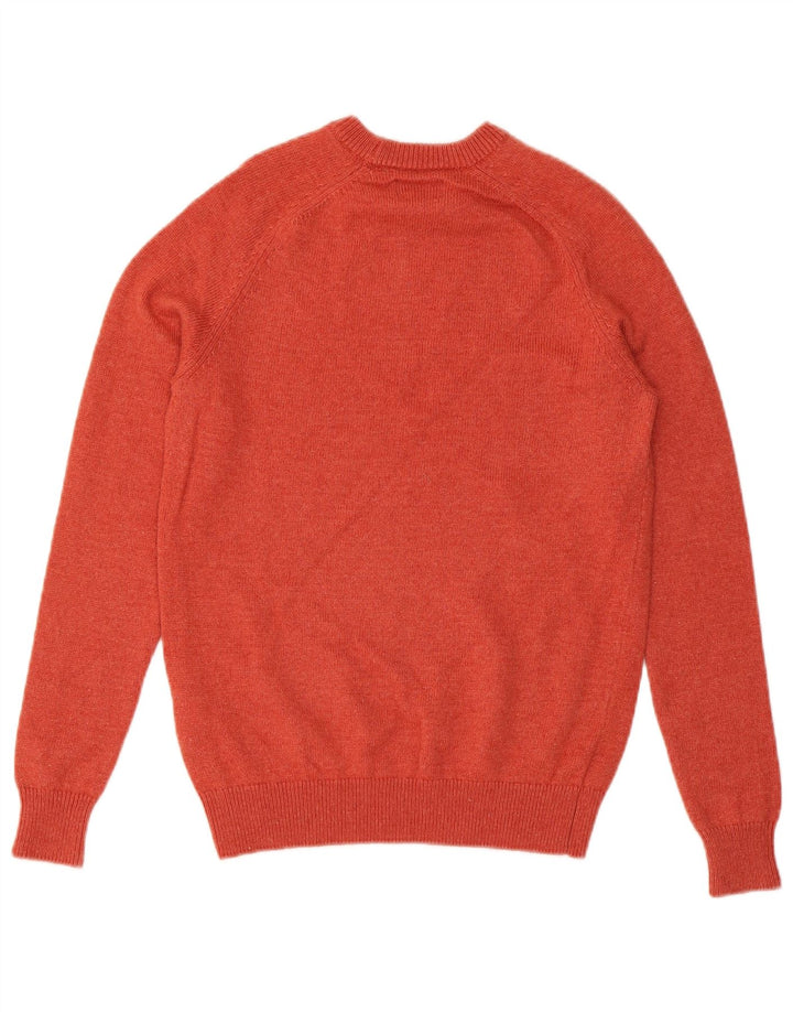 Suéter masculino SUPERDRY com gola redonda e lã laranja médio
