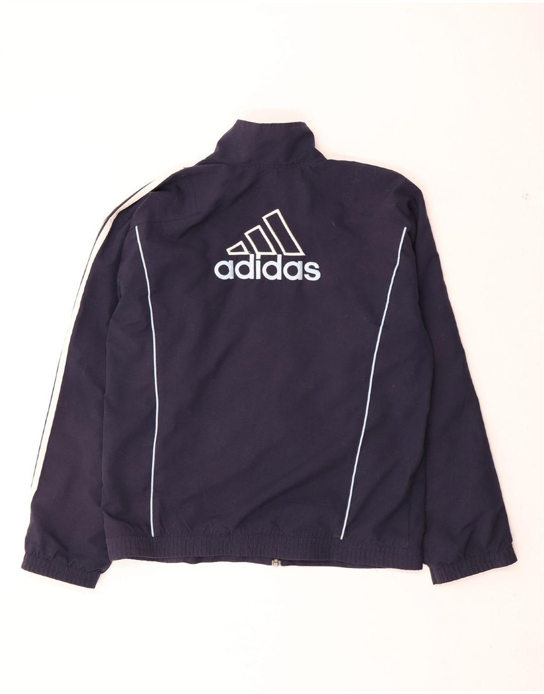 ADIDAS Mens Graphic Tracksuit Top Jacket UK 36/38 Pequeno Azul Marinho