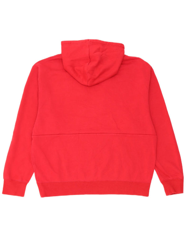 Jordan Mens Standard Fit Hoodie Jumper XL Algodão Vermelho