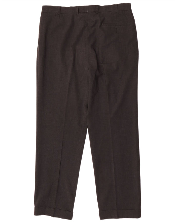 Calça masculina Marks & Spencer Pegged Suit W36 L31 cinza poliéster