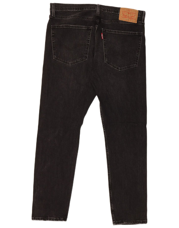 Calça jeans masculina Levi's 512 Lo-Ball Slim Tapered W36 L32 algodão preto