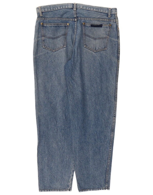 Jeans cônicos masculinos Gap W36 L31 azul