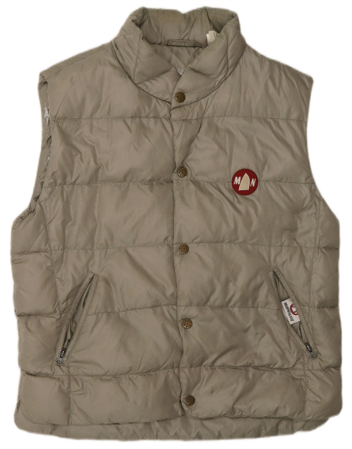 Colete acolchoado masculino MURPHY & NYE UK 44 2XL poliamida bege